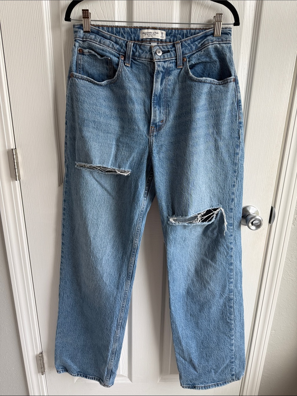 Abercrombie & Fitch ‘90s Relaxed Jeans High Rise Curve Love Long